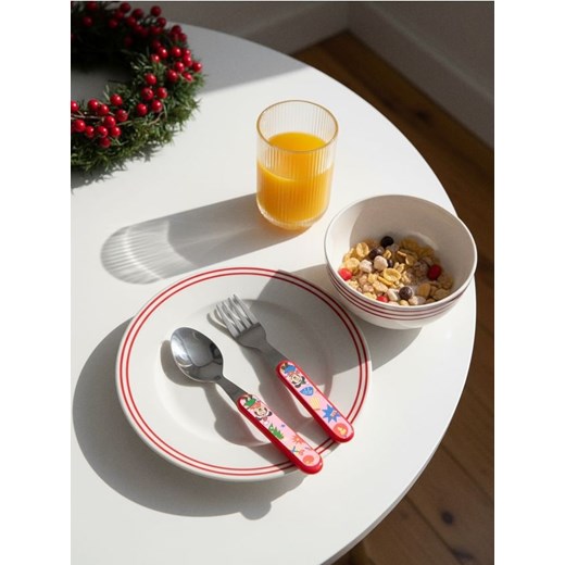 Sinsay - Zestaw świątecznych sztućców Disney - czerwony ze sklepu Sinsay w kategorii Naczynia dziecięce - zdjęcie 187246063