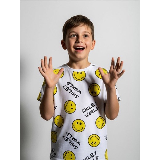 Sinsay - Koszulka SmileyWorld® - biały ze sklepu Sinsay w kategorii T-shirty chłopięce - zdjęcie 187246110