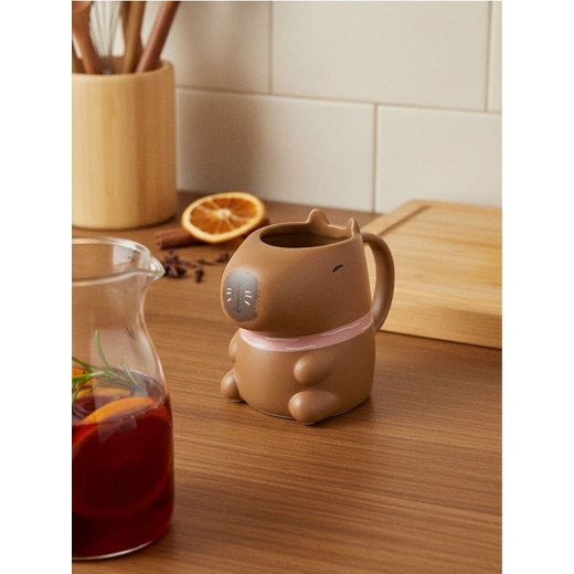 Sinsay - Ceramiczny kubek kapibara - wielobarwny ze sklepu Sinsay w kategorii Kubki - zdjęcie 187246201