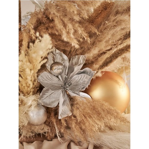 Sinsay - Dekoracja świąteczna w kształcie gwiazdy betlejemskiej - srebrny ze sklepu Sinsay w kategorii Dekoracje bożonarodzeniowe - zdjęcie 187246212