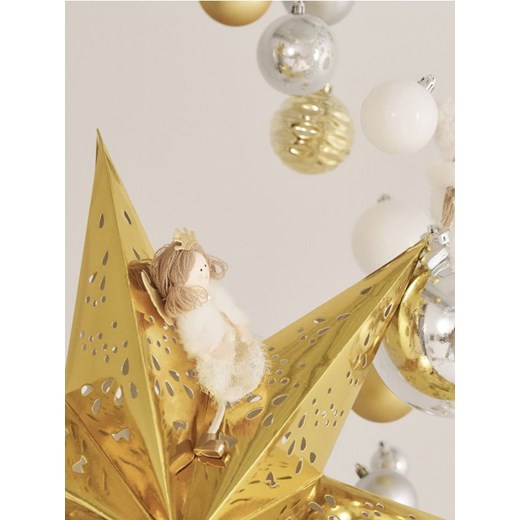 Sinsay - Dekoracja świąteczna w kształcie aniołka - złoty ze sklepu Sinsay w kategorii Dekoracje bożonarodzeniowe - zdjęcie 187246231