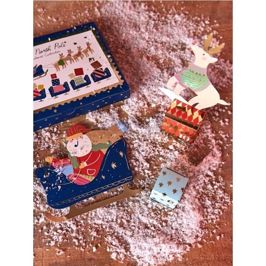 Sinsay - Świąteczny kalendarz adwentowy - granatowy ze sklepu Sinsay w kategorii Dekoracje świąteczne - zdjęcie 187246232