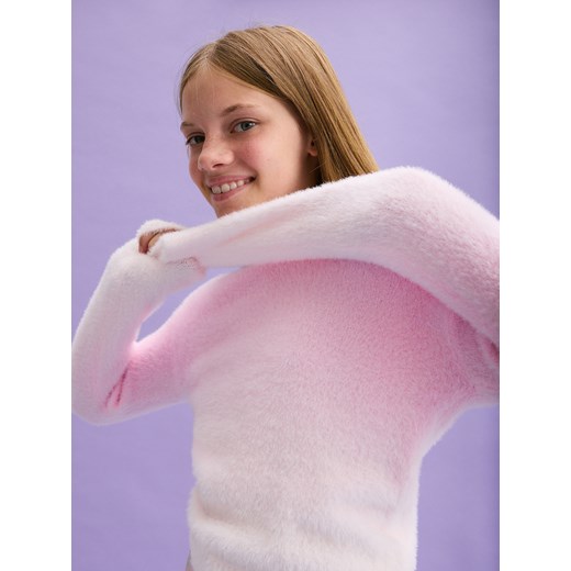 Reserved - Sweter z efektem ombre - wielobarwny - id: 077AW-MLC - marki Reserved - 187246641 Reserved - Sweter z efektem ombre - wielobarwny ze sklepu Reserved w kategorii Swetry dziewczęce - zdjęcie 187246641