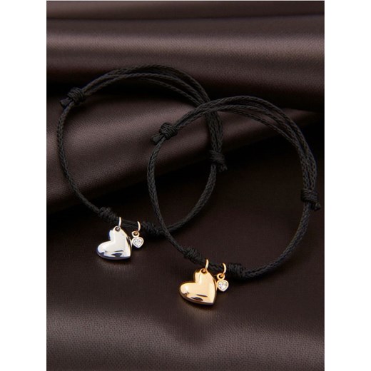 Sinsay - Bransoletka z zawieszka w kształcie serca 2 pack - wielobarwny - id: 518FI-MLC - marki Sinsay - 187247181 Sinsay - Bransoletka z zawieszka w kształcie serca 2 pack - wielobarwny ze sklepu Sinsay w kategorii Bransoletki - zdjęcie 187247181