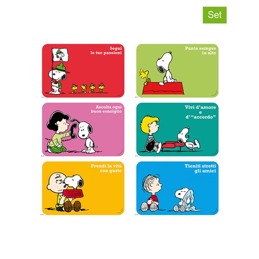 Trendy Kitchen by EXCÉLSA Podkładki stołowe (6 szt.) &quot;Snoopy&quot; w różnych kolorach - 44 x 29 cm ze sklepu Limango Polska w kategorii Podkładki na stół - zdjęcie 187247223