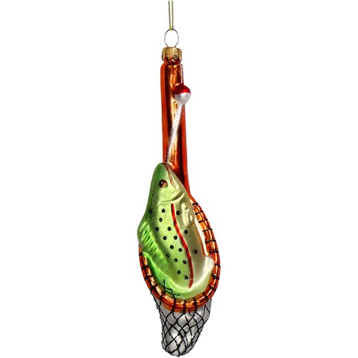 Kersten Bombka &quot;Fishing&quot; ze wzorem - wys. 16,7 cm ze sklepu Limango Polska w kategorii Dekoracje bożonarodzeniowe - zdjęcie 187247480