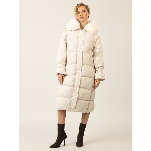APART Płaszcz zimowy w kolorze kremowym 42 wyprzedaż Limango Polska