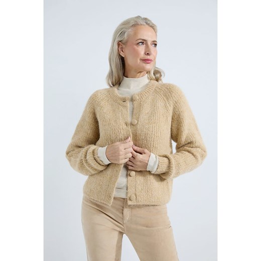 Josephine &amp; Co Kardigan &quot;Abigail&quot; w kolorze beżowym Josephine & Co XL okazja Limango Polska
