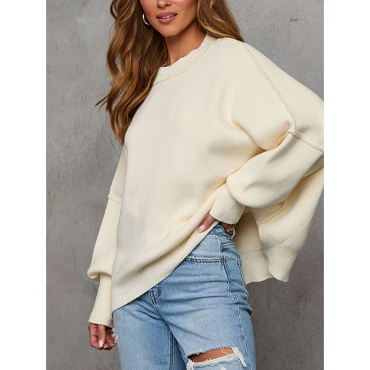 LA Angels Sweter w kolorze kremowym La Angels XL promocyjna cena Limango Polska