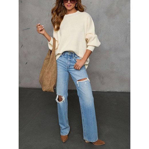 LA Angels Sweter w kolorze kremowym La Angels XL promocyjna cena Limango Polska