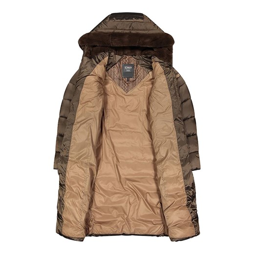 CMP Płaszcz pikowany w kolorze brązowym 48 Limango Polska wyprzedaż