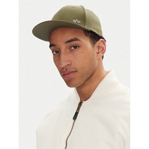 Czapka z daszkiem Alpha Industries Metal Label 156905 Zielony ze sklepu eobuwie.pl w kategorii Czapki z daszkiem męskie - zdjęcie 187248704