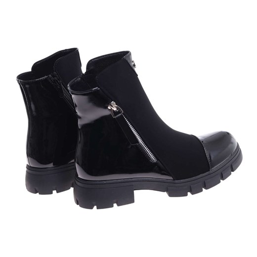 Czarne botki damskie workery /A3-3 18399 W4/ 39 Pantofelek24.pl