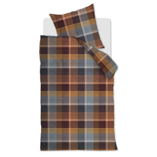 Beddinghouse Komplet pościeli flanelowej "Brett" w kolorze szaro-pomarańczowym - id: 16155420 - marki Beddinghouse - 187249371 Beddinghouse Komplet pościeli flanelowej "Brett" w kolorze szaro-pomarańczowym ze sklepu Limango Polska w kategorii Pościele - zdjęcie 187249371