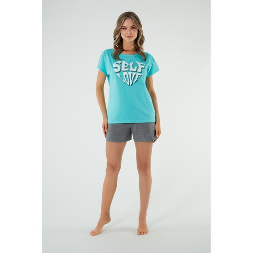 Selfie piżama damska krótki rękaw, krótkie spodnie ze sklepu italianfashion w kategorii Piżamy damskie - zdjęcie 187249921