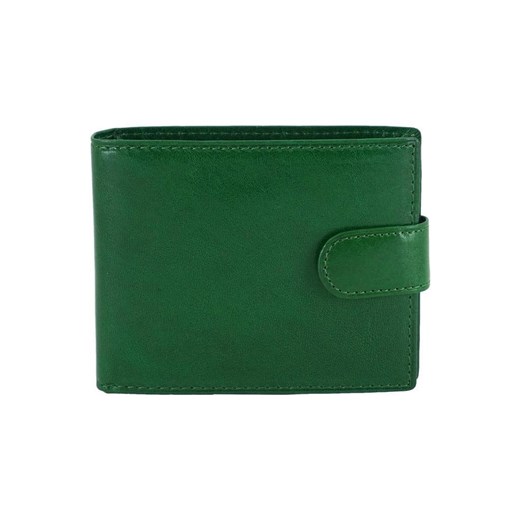 Portfel męski skórzany Barberini's - Zielony ciemny ze sklepu Barberinis w kategorii Portfele męskie - zdjęcie 187250243