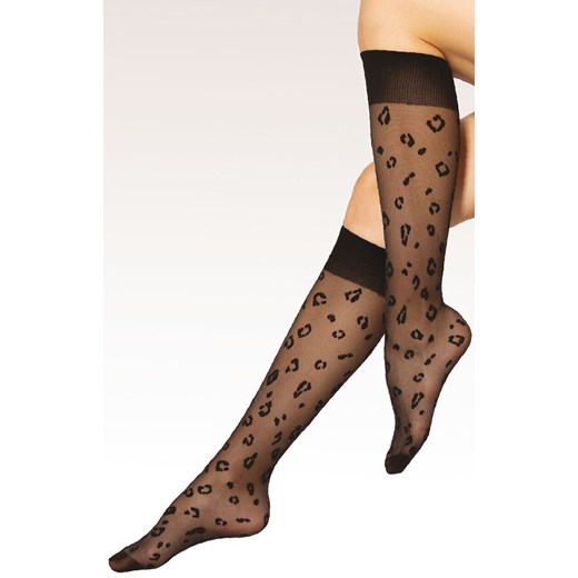 Gatta czarne podkolanówki w cętki Trendy 28 20 DEN, Kolor czarny-wzór, Rozmiar uniwersalny, Gatta - id: 221481 - marki Gatta - 187250920 Gatta czarne podkolanówki w cętki Trendy 28 20 DEN, Kolor czarny-wzór, Rozmiar uniwersalny, Gatta ze sklepu Primodo w kategorii Podkolanówki - zdjęcie 187250920