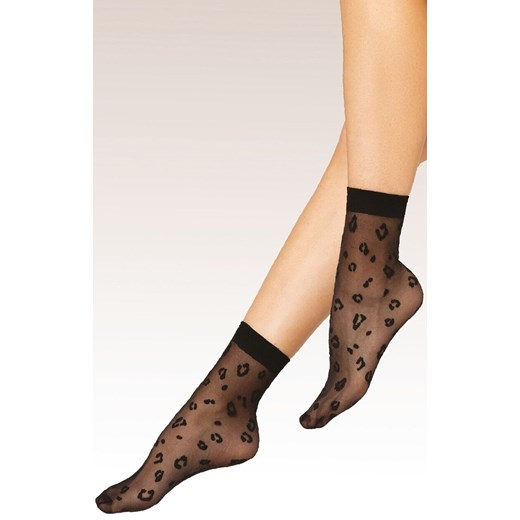 Gatta czarne skarpetki w cętki Trendy 28 20 DEN, Kolor czarny-wzór, Rozmiar uniwersalny, Gatta ze sklepu Primodo w kategorii Skarpetki damskie - zdjęcie 187250922