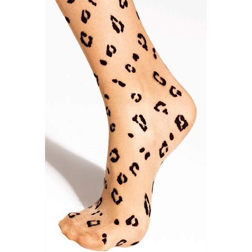 Gatta beżowe skarpetki w cętki Trendy 28 20 DEN, Kolor beżowy-wzór, Rozmiar uniwersalny, Gatta - id: 221472 - marki Gatta - 187250923 Gatta beżowe skarpetki w cętki Trendy 28 20 DEN, Kolor beżowy-wzór, Rozmiar uniwersalny, Gatta ze sklepu Primodo w kategorii Skarpetki damskie - zdjęcie 187250923