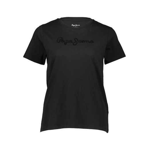 Pepe Jeans Koszulka w kolorze czarnym - id: 17696098 - marki Pepe Jeans - 187251234 Pepe Jeans Koszulka w kolorze czarnym ze sklepu Limango Polska w kategorii Bluzki damskie - zdjęcie 187251234