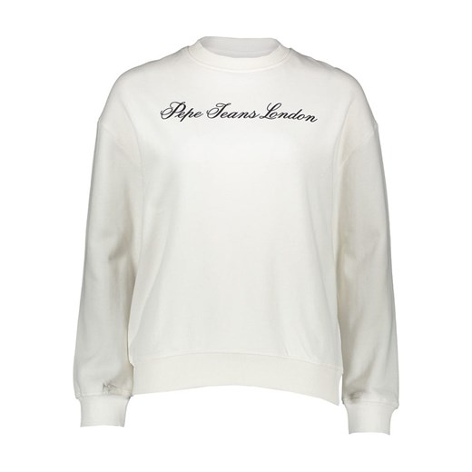 Pepe Jeans Sweter w kolorze białym - id: 17696111 - marki Pepe Jeans - 187251250 Pepe Jeans Sweter w kolorze białym ze sklepu Limango Polska w kategorii Swetry damskie - zdjęcie 187251250