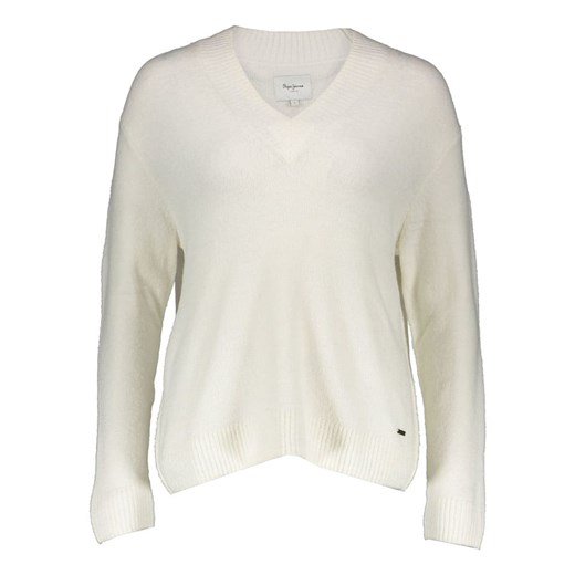 Pepe Jeans Sweter w kolorze kremowym ze sklepu Limango Polska w kategorii Swetry damskie - zdjęcie 187251262