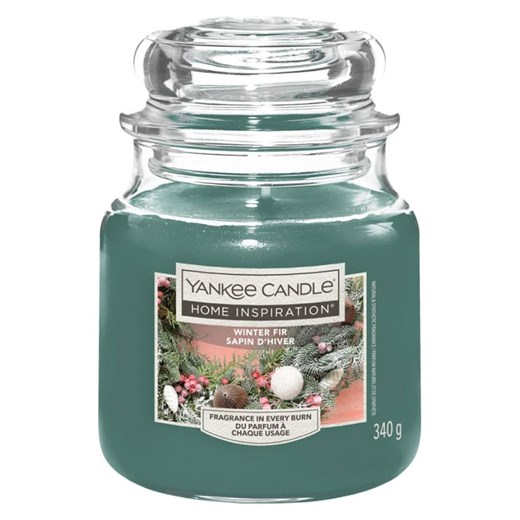 Yankee Candle Home Inspiration Świeca zapachowa &quot;Winter Fir&quot; - 340 g ze sklepu Limango Polska w kategorii Świece i dyfuzory - zdjęcie 187251351