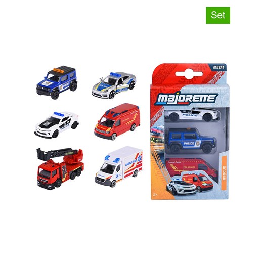 Dickie Toys Samochodziki (3 szt.) &quot;Rescue&quot; - 3+ (produkt niespodzianka) ze sklepu Limango Polska w kategorii Zabawki - zdjęcie 187251422