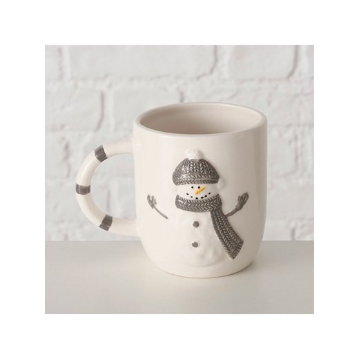 Boltze Kubek jumbo "Frosty" w kolorze beżowo-brązowym - 400 ml - id: 17801793 - marki Boltze - 187251491 Boltze Kubek jumbo "Frosty" w kolorze beżowo-brązowym - 400 ml ze sklepu Limango Polska w kategorii Naczynia - zdjęcie 187251491