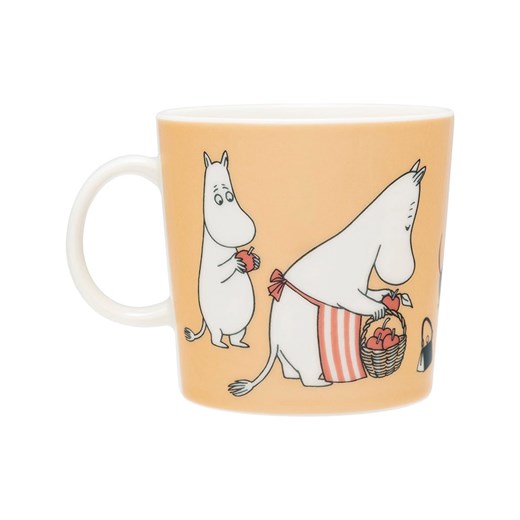 Moomin Kubek jumbo &quot;X&quot; w kolorze brzoskwiniowym - 400 ml ze sklepu Limango Polska w kategorii Dzbanki i zaparzacze - zdjęcie 187251590