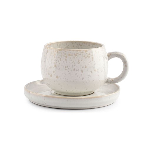 Salt and Pepper Kubki (4 szt.) &quot;Curvy&quot; w kolorze biało-beżowym - 300 onesize okazja Limango Polska