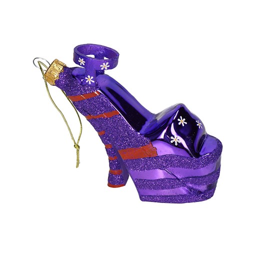 Kersten Ozdoba choinkowa &quot;Retro Shoe&quot; w kolorze fioletowym - szer. 10 cm ze sklepu Limango Polska w kategorii Dekoracje bożonarodzeniowe - zdjęcie 187252373