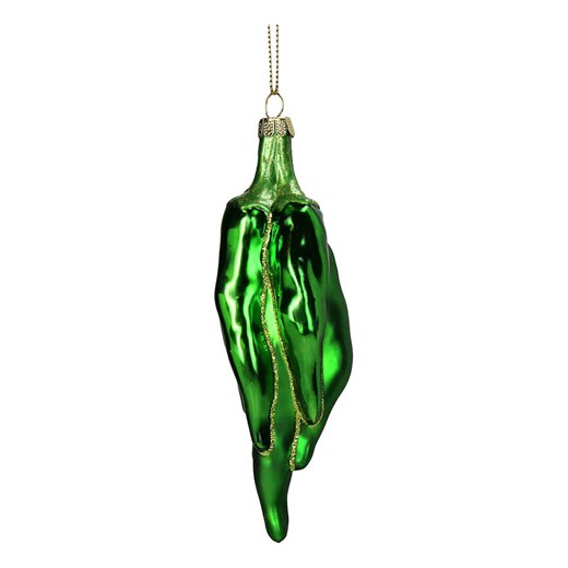 Kersten Ozdoba choinkowa &quot;Chili Pepper&quot; w kolorze zielonym - wys. 14,6 cm ze sklepu Limango Polska w kategorii Dekoracje bożonarodzeniowe - zdjęcie 187252443