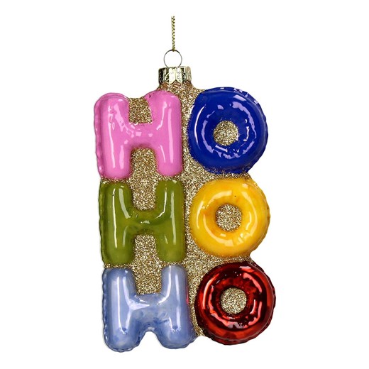 Kersten Ozdoba choinkowa "Ho Ho Ho" ze wzorem - wys. 12,7 cm - id: 17896717 - marki Kersten - 187252452 Kersten Ozdoba choinkowa "Ho Ho Ho" ze wzorem - wys. 12,7 cm ze sklepu Limango Polska w kategorii Dekoracje bożonarodzeniowe - zdjęcie 187252452