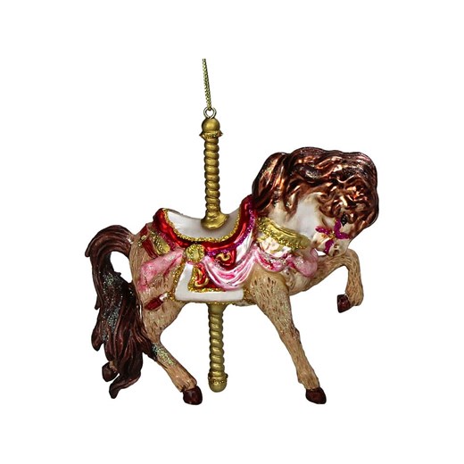 Kersten Ozdoba choinkowa &quot;Carousel Horse&quot; ze wzorem - wys. 12,5 cm ze sklepu Limango Polska w kategorii Dekoracje bożonarodzeniowe - zdjęcie 187252460