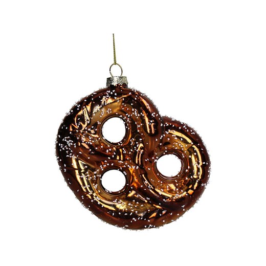 Kersten Ozdoba choinkowa "Pretzel" w kolorze brązowym - wys. 12,3 cm - id: 17896729 - marki Kersten - 187252471 Kersten Ozdoba choinkowa "Pretzel" w kolorze brązowym - wys. 12,3 cm ze sklepu Limango Polska w kategorii Dekoracje bożonarodzeniowe - zdjęcie 187252471