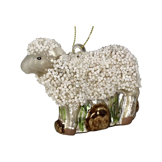 Kersten Ozdoba choinkowa "Sheep" w kolorze białym - wys. 10,5 cm - id: 17896739 - marki Kersten - 187252483 Kersten Ozdoba choinkowa "Sheep" w kolorze białym - wys. 10,5 cm ze sklepu Limango Polska w kategorii Dekoracje bożonarodzeniowe - zdjęcie 187252483