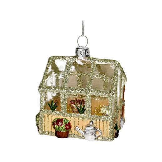 Kersten Ozdoba choinkowa &quot;Small Greenhouse&quot; ze wzorem - wys. 7,5 cm ze sklepu Limango Polska w kategorii Dekoracje bożonarodzeniowe - zdjęcie 187252503