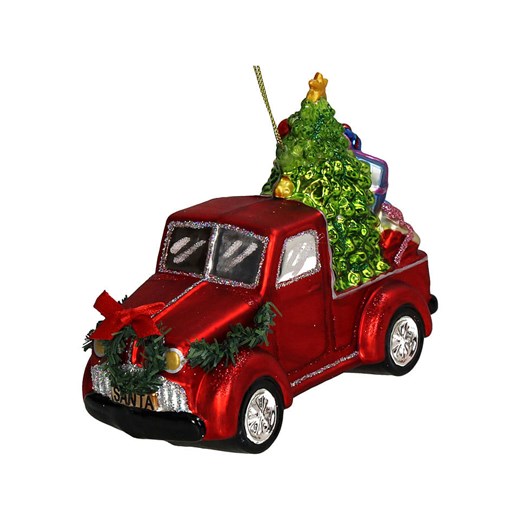 Kersten Ozdoba choinkowa "Gift Delivery" w kolorze czerwono-zielonym - wys. 14,6 cm - id: 17896763 - marki Kersten - 187252541 Kersten Ozdoba choinkowa "Gift Delivery" w kolorze czerwono-zielonym - wys. 14,6 cm ze sklepu Limango Polska w kategorii Dekoracje bożonarodzeniowe - zdjęcie 187252541