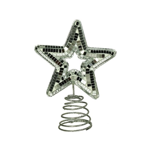 Kersten Szpic "Disco Star" w kolorze srebnym na choinkę - wys. 15 cm - id: 17896767 - marki Kersten - 187252551 Kersten Szpic "Disco Star" w kolorze srebnym na choinkę - wys. 15 cm ze sklepu Limango Polska w kategorii Dekoracje bożonarodzeniowe - zdjęcie 187252551