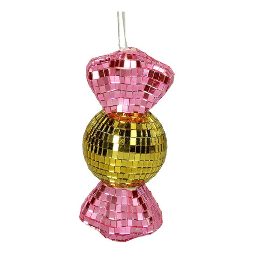 Kersten Ozdoba choinkowa "Disco Candy" w kolorze złoto-jasnoróżowym - wys. 16 cm - id: 17896769 - marki Kersten - 187252553 Kersten Ozdoba choinkowa "Disco Candy" w kolorze złoto-jasnoróżowym - wys. 16 cm ze sklepu Limango Polska w kategorii Dekoracje bożonarodzeniowe - zdjęcie 187252553