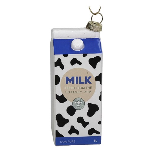 Kersten Ozdoba choinkowa &quot;Organic Milk&quot; ze wzorem - wys. 10 cm ze sklepu Limango Polska w kategorii Dekoracje bożonarodzeniowe - zdjęcie 187252570