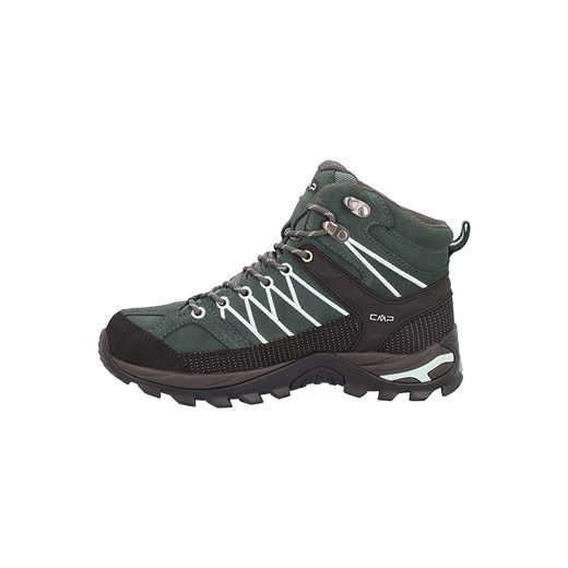 CMP Skórzane buty trekkingowe &quot;Rigel&quot; w kolorze czarno-zielonym 39 okazja Limango Polska