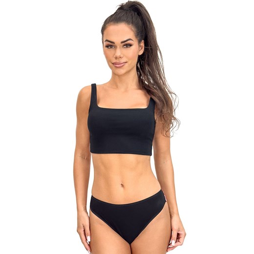 Donna figi damskie brazyliany damskie czarne z koronką 260, Kolor czarno-różowy, Rozmiar S, Donna ze sklepu Intymna w kategorii Majtki damskie - zdjęcie 187253664