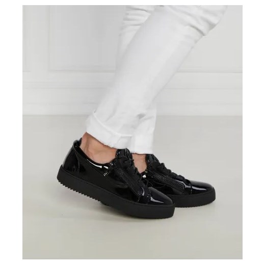 Giuseppe Zanotti Skórzane trampki Giuseppe Zanotti 44 okazyjna cena Gomez Fashion Store