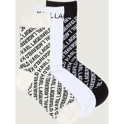 Karl Lagerfeld Skarpety 3-pack Monogram ze sklepu Gomez Fashion Store w kategorii Skarpetki damskie - zdjęcie 187255613