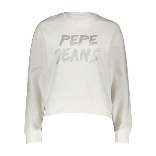 Pepe Jeans Sweter w kolorze białym - id: 17696106 - marki Pepe Jeans - 187255731 Pepe Jeans Sweter w kolorze białym ze sklepu Limango Polska w kategorii Swetry damskie - zdjęcie 187255731