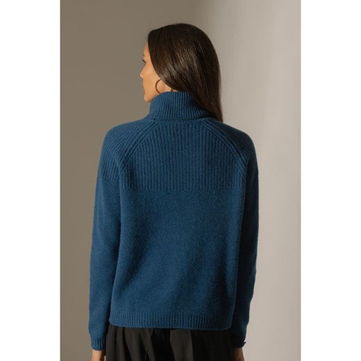 Perfect Cashmere Kaszmirowy golf &quot;Maneses&quot; w kolorze niebieskim Perfect Cashmere M okazja Limango Polska