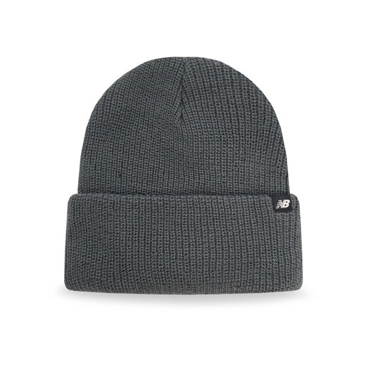 Czapka New Balance LAH43010GT Szary ze sklepu eobuwie.pl w kategorii Czapki zimowe damskie - zdjęcie 187256370