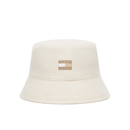 Kapelusz Tommy Jeans Heritage Bucket AW0AW17581 Beżowy ze sklepu eobuwie.pl w kategorii Kapelusze damskie - zdjęcie 187256372